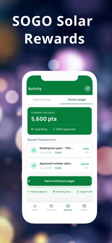 SOGO Solar Rewards screenshot