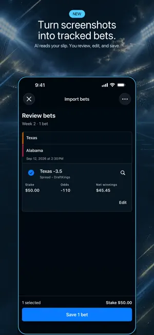 College Football Bet Bot screenshot 3