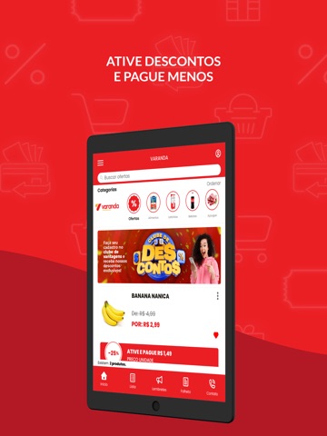 Varanda Supermercados iPad screenshot