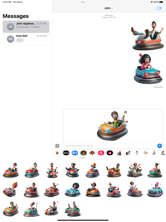 Screenshot #6 pour Bumper Car Stickers