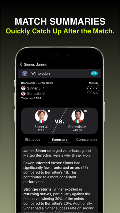 ScoreGO - The Tennis Pro Tours Screenshot