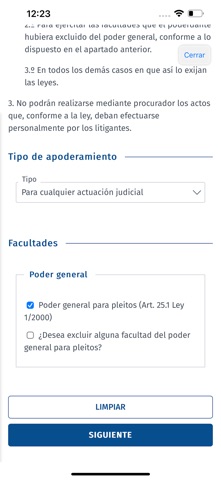 Apoderamiento APUD ACTA móvil Screenshot 5 of 7