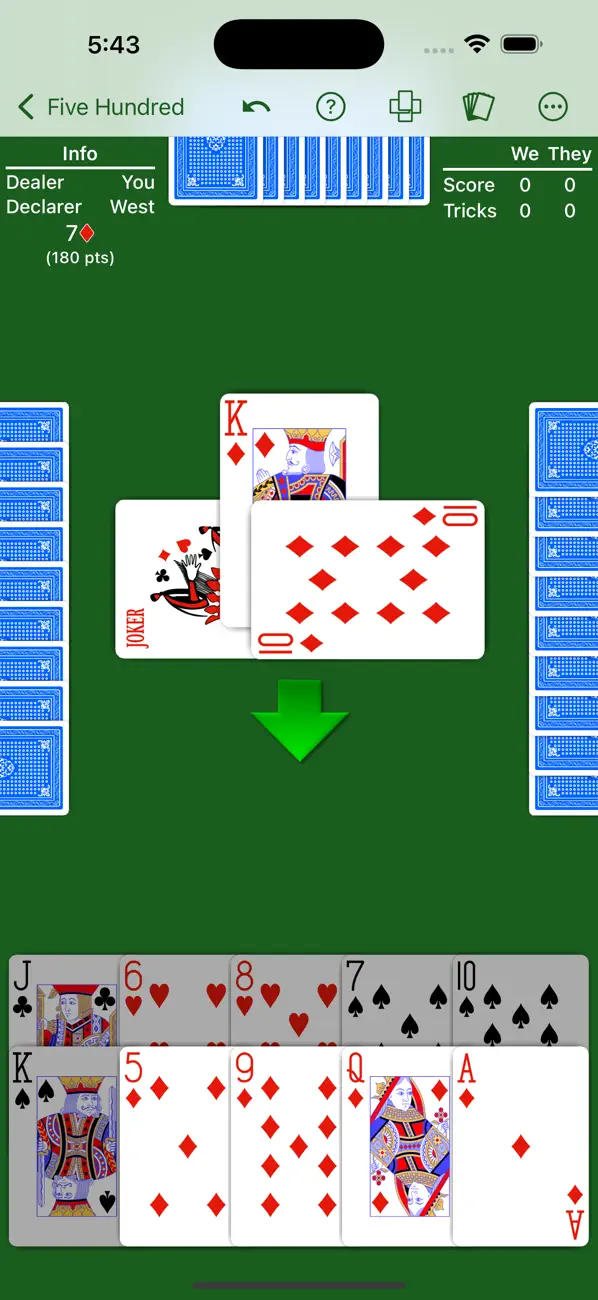 Screenshot #1 pour Five Hundred (500) - Expert AI