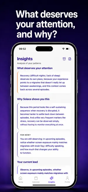 Solace: Migraine Journal screenshot 2
