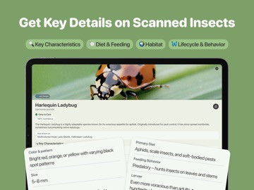 Insect Bug Identifier | BugPic iPad screenshot