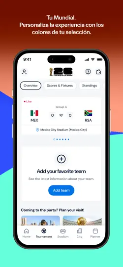 Captura de pantalla de Copa Mundial De La FIFA 2026™ en iPhone 1