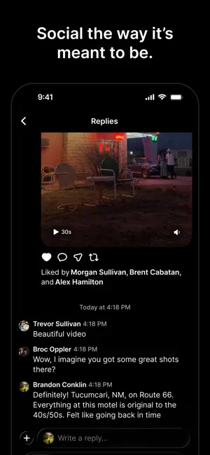 Elsewhere. Social messaging. screenshot 4