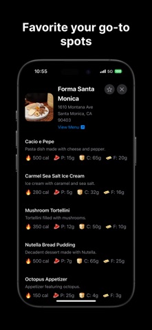 MacrosMap - Restaurant Macros Screenshot 4 of 4