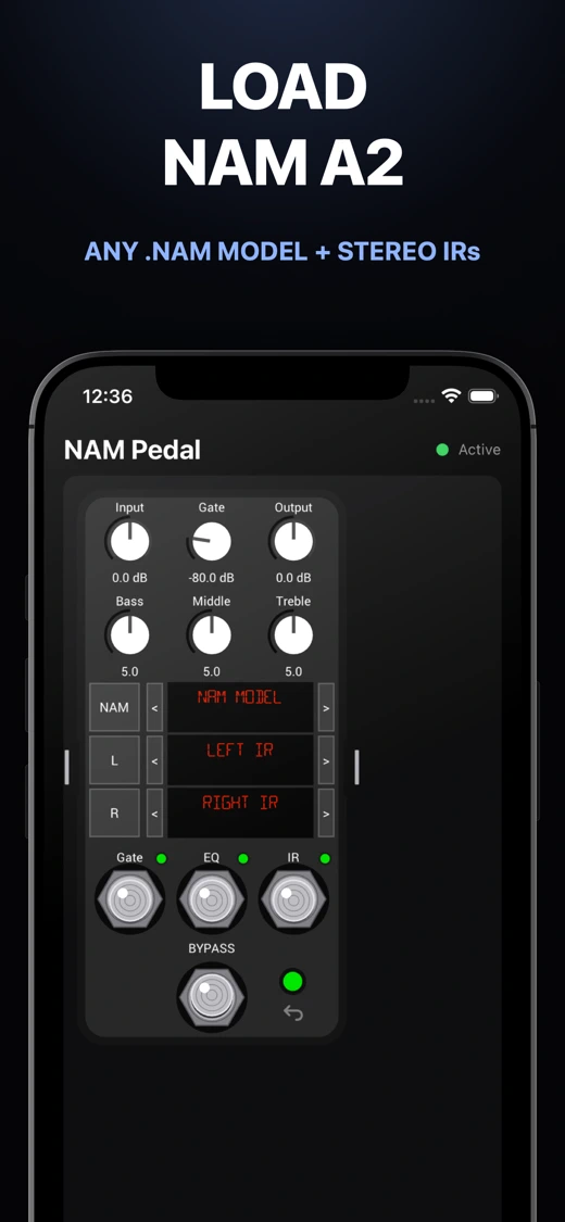 NAM Loader Pedal: AUv3 Plugin screenshot 1