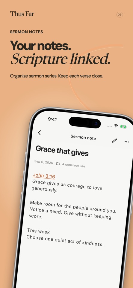 ThusFar: Faith Journal screenshot 5