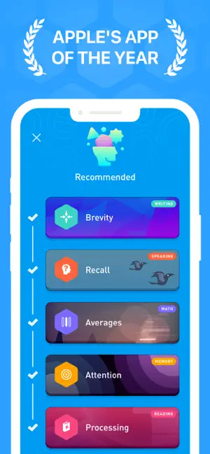 Elevate - Brain Training iPhone screenshot 2