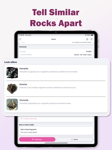 Rock Identifier - Crystal Scan iPad screenshot