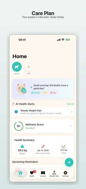 Purrwell: Puppy Care Plan screenshot 2