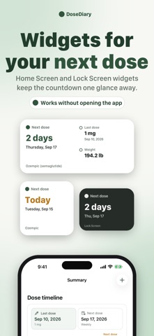 GLP-1 Tracker: DoseDiary Screenshot 3 of 7