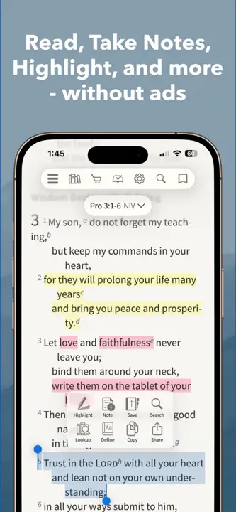 NIV Bible App + : capture d’écran 1 sur 10