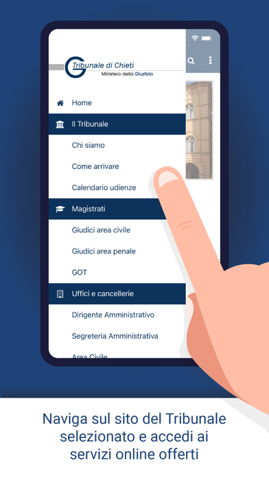 Tribunali Screenshot