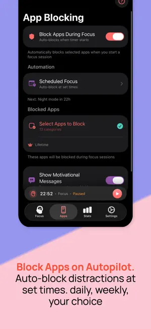 FocuTime - Block Apps & Focus screenshot 3