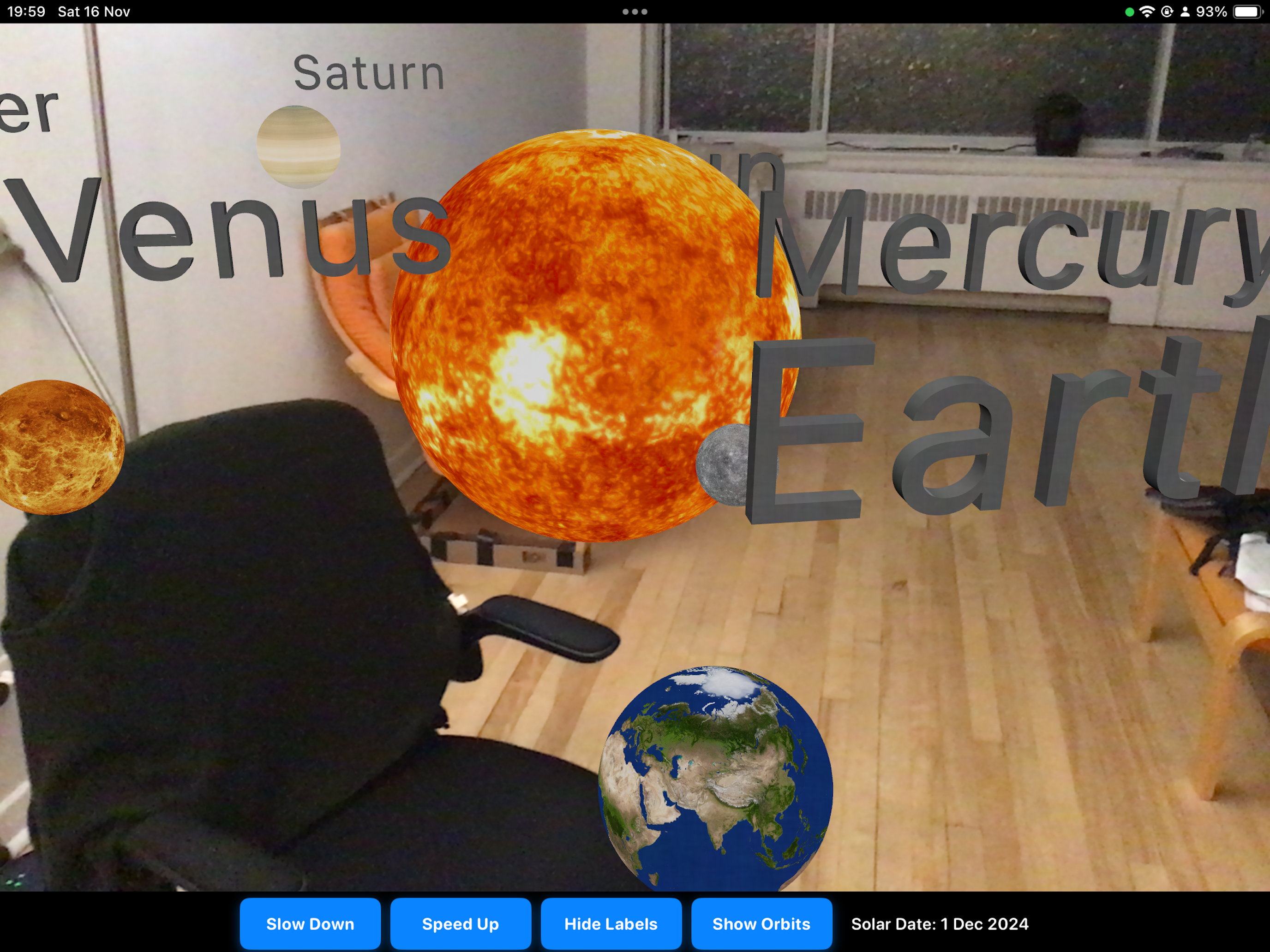 AR Solar System: AR Planets