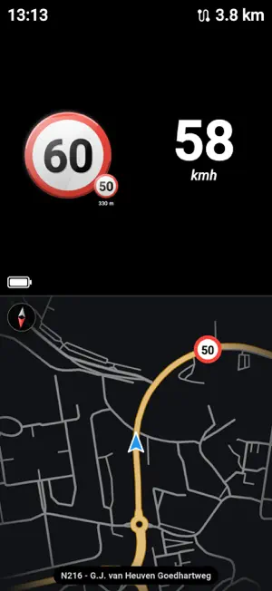 HUD Speed Limits and Alerts screenshot 1
