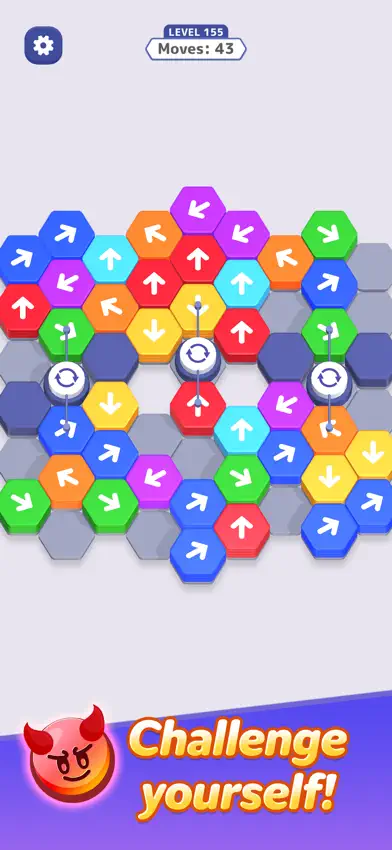 Hexa Away screenshot 2