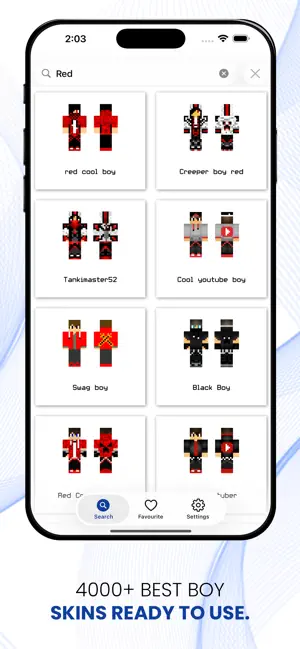 Boy Skins for Minecraft PE ! screenshot 4