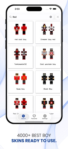 Boy Skins for Minecraft PE ! Screenshot 4 of 5