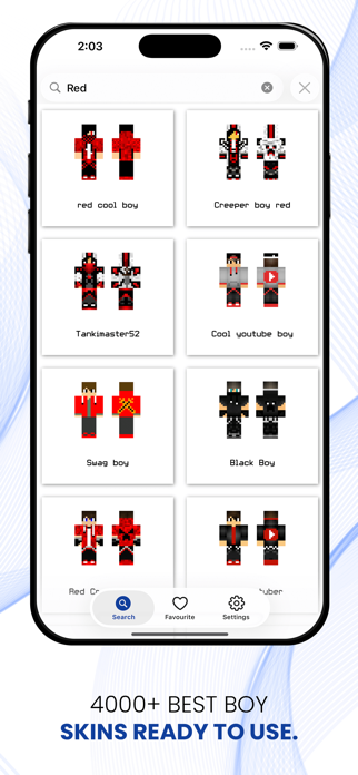 Boy Skins for Minecraft PE ! Screenshot 4 of 5