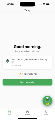 Noic - Stoic Mood Tracker screenshot