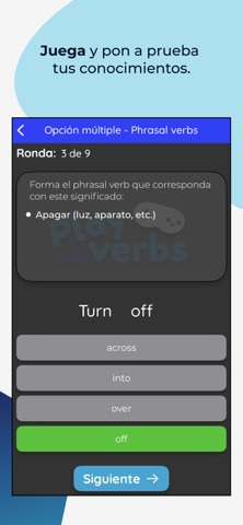 Play With Phrasal Verbs iPhone screenshot