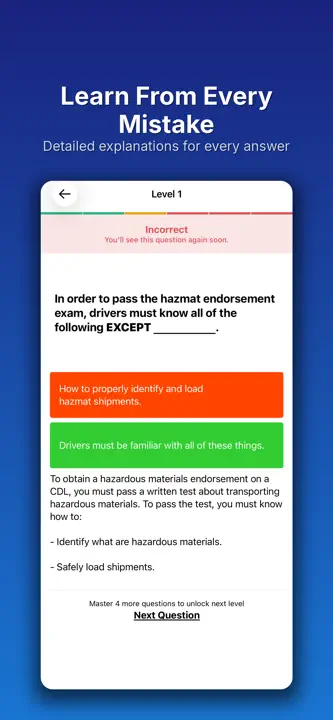 CDL Test Prep 2026: Screenshot 4 von 5
