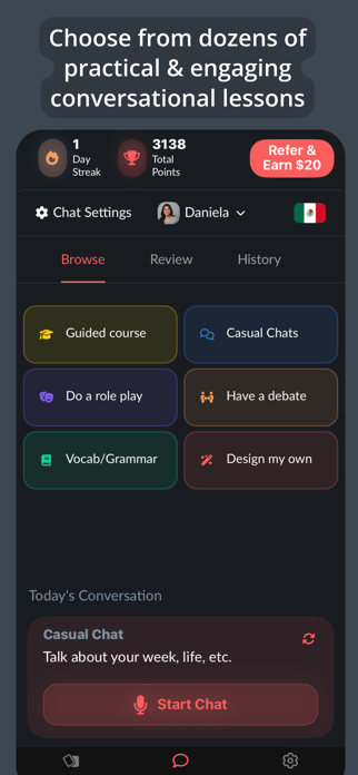 Langua: AI language learning Screenshot 2 of 8