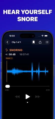 Snory: Snore Tracker Screenshot 1 of 4