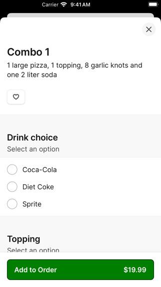 App screenshot