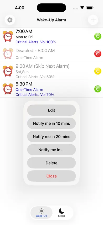 Aida Wake-Up Alarm screenshot 5