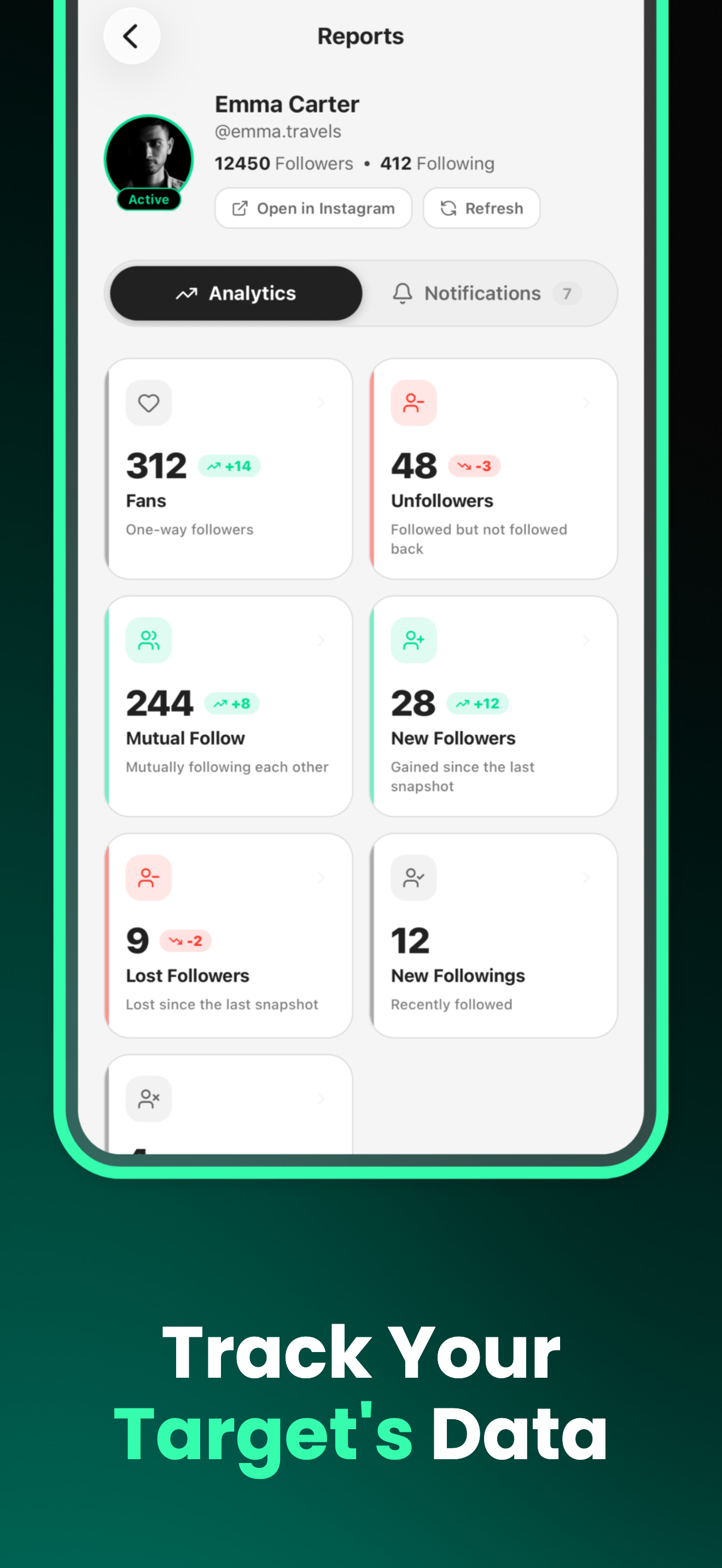 ReportAI - ig Profile Tracker