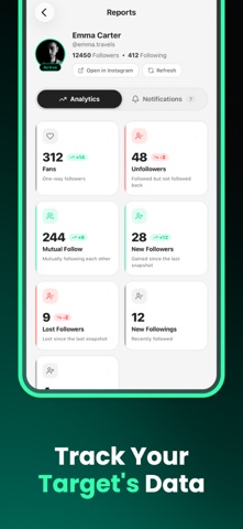 ReportAI - ig Profile Tracker Screenshot 4 of 6