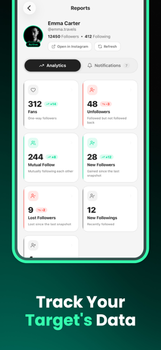 ReportAI - ig Profile Tracker Screenshot 4 of 6