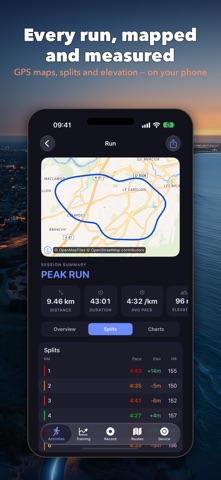 PaceGrid: Run & Cycle Tracker Screenshot 1 of 6