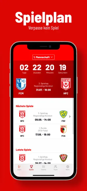 Chemie Halle Fanapp screenshot 2
