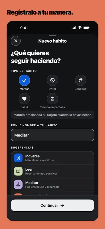 Keep On: Registro de hábitos screenshot 5 of 7