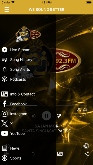 Taj 92.3 Screenshot