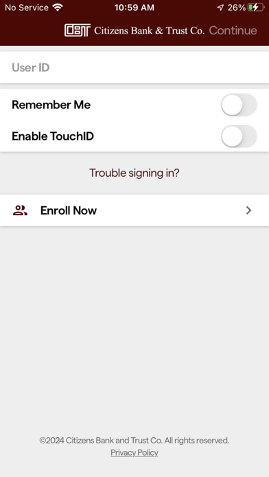 Altamaha Bank Mobile Screenshot