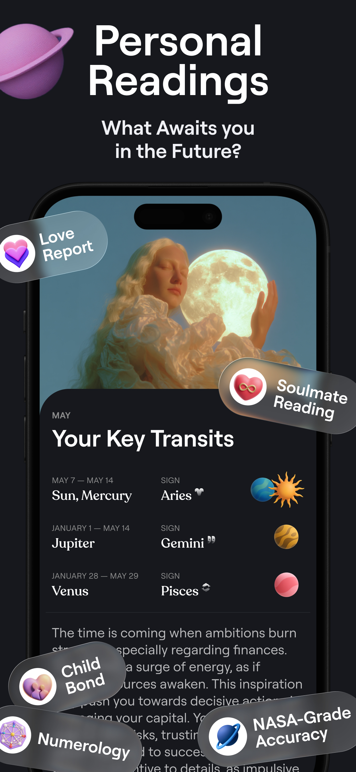 Moonly: Moon Phases & Calendar screenshot 9