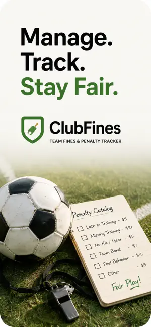 ClubFines: Team Fine Tracker screenshot 1