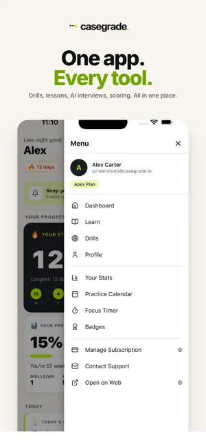 CaseGrade screenshot 2