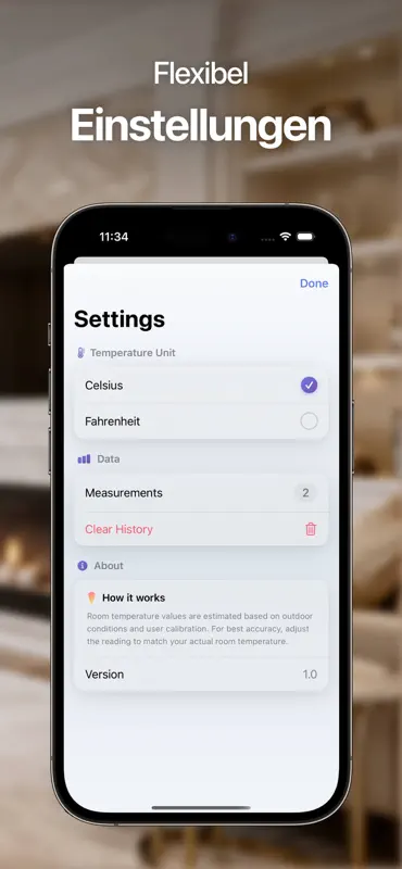 Raumtemperatur screenshot 4 of 4