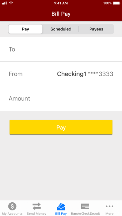 State Bank of Burrton Screenshot