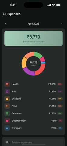 Expense Chat Tracker Screenshot 2 of 6