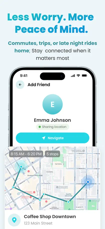 Screenshot 6 di 6 di Miloc: Find Family & Friends