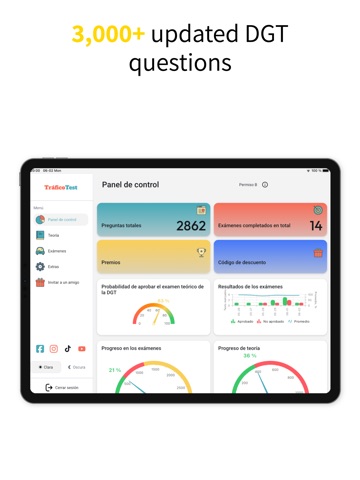 TraficoTest – DGT Tests Spain iPad screenshot
